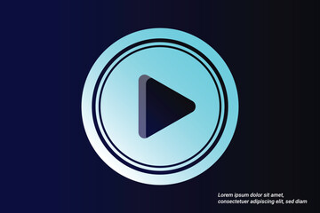 Abstract blue background poster with dynamic. technology network Vector illustration.