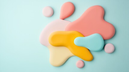 Obraz premium Colorful Abstract Composition for Creative Business Strategy Development