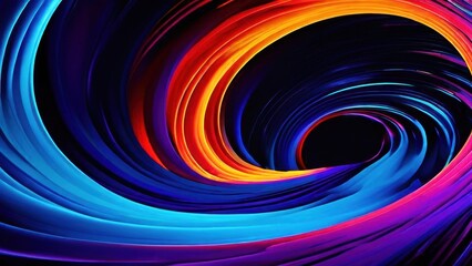A vibrant swirl of colors creating a dynamic, abstract visual effect.