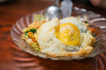 Fried Rice with Sunny-Side-Up Eggs