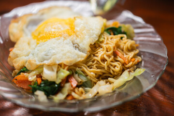 Fried Rice with Sunny-Side-Up Eggs