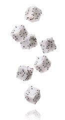 Dragon fruit on white