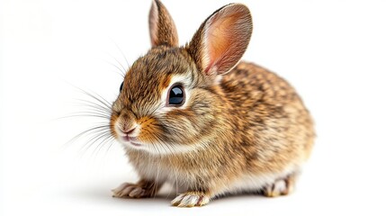 Fototapeta premium Small animal on white background