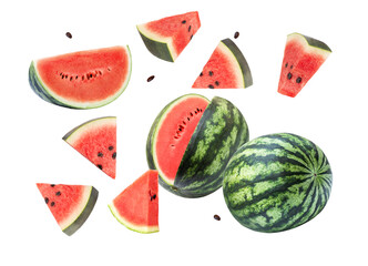 watermelon on white