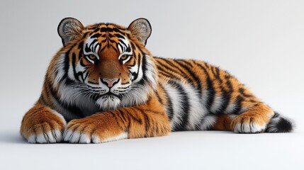 Obraz premium Wild animal on white background