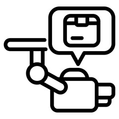 CCTV outline style icon