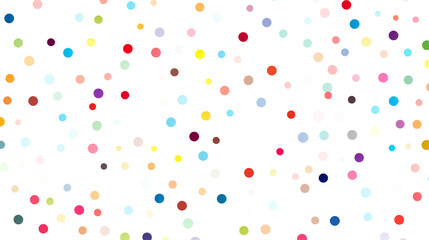 Obraz premium Colorful dots on black
