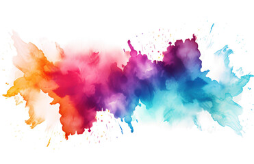 Fototapeta premium Abstract colorful paint splatter