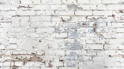 Fototapeta premium Antique white brick cement backdrop for design idea