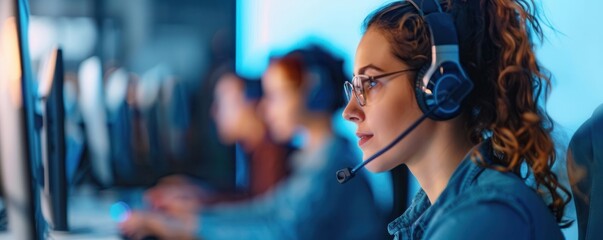 Game development services, developers working on video game, Watercolor style