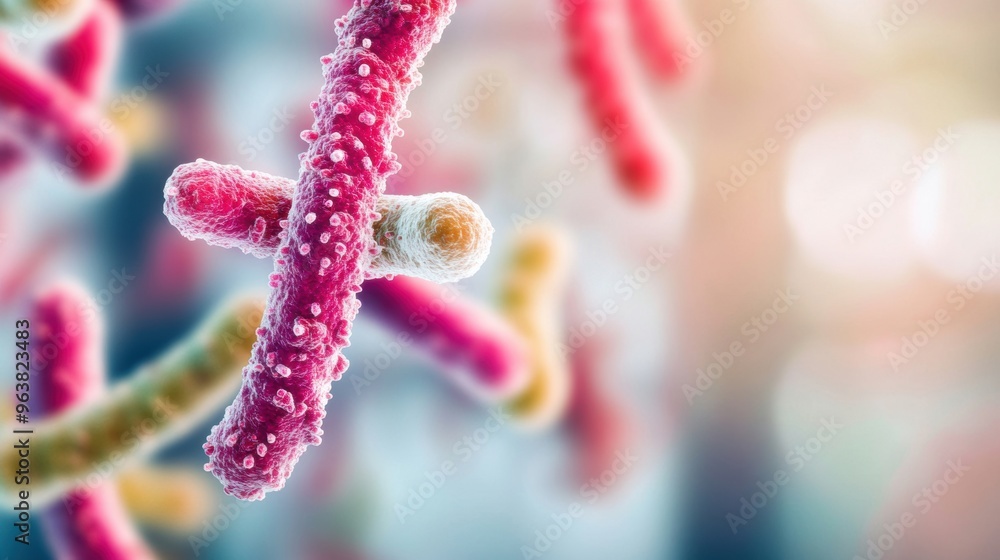 Poster colorful interactions between bacteria and antibodies reveal intricate structures in a lab setting