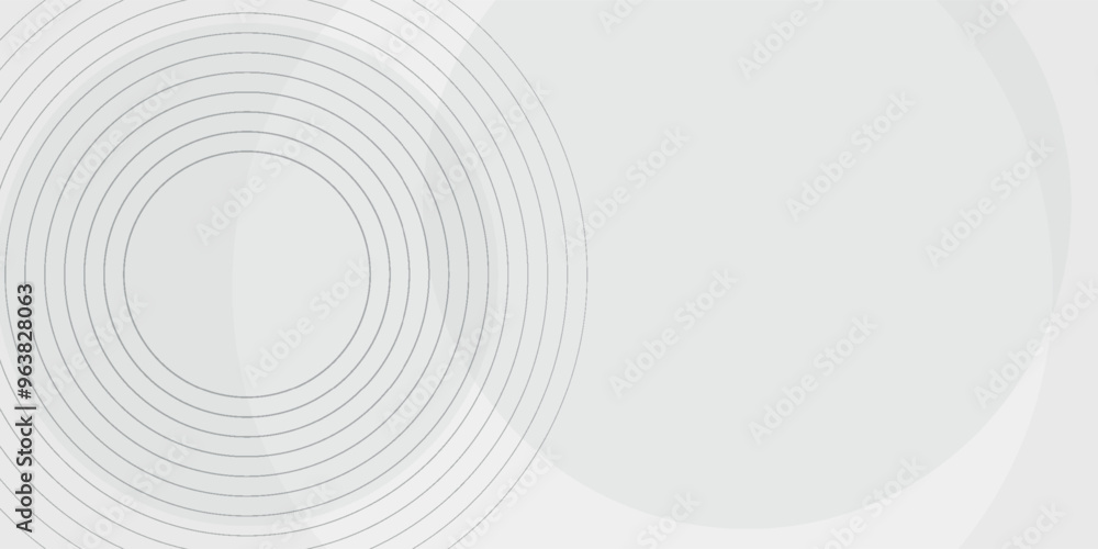 Poster abstract geometric white background overlapping layers on bright space with line effect decoration. 
