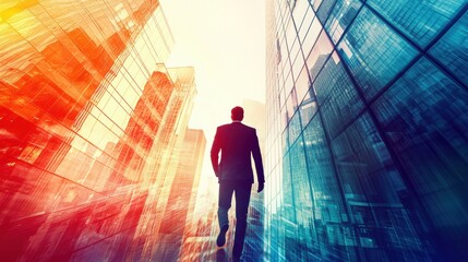 Towering Skyscrapers Reflecting the Future of Business and Innovation