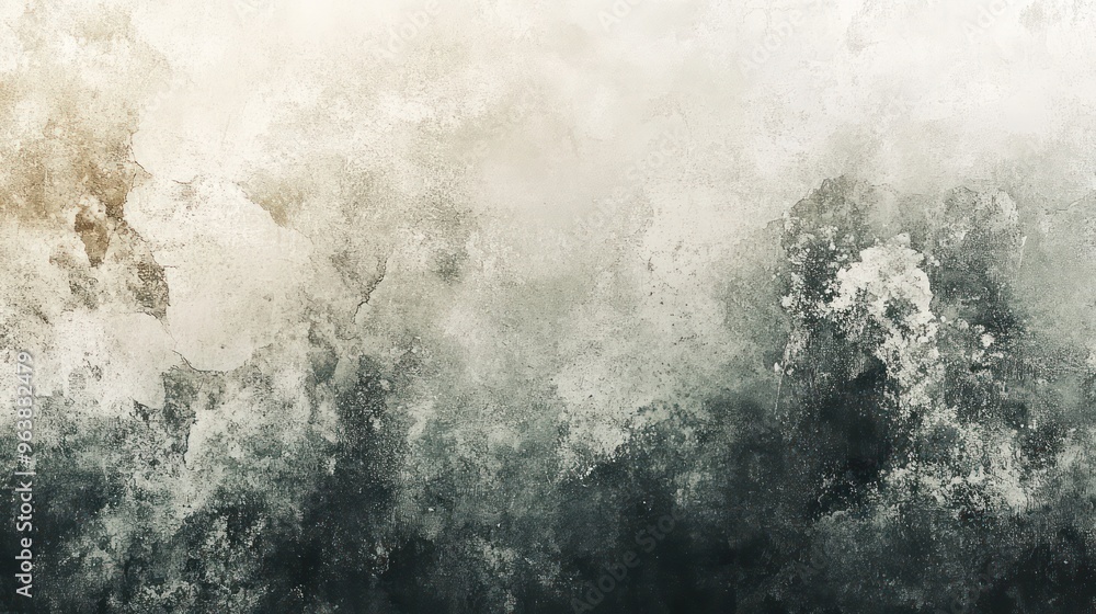 Poster a blurry, grainy image of a stormy sea with dark clouds and choppy waves. scene is intense and drama