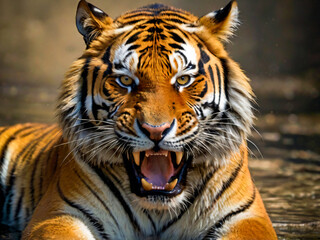 Fototapeta premium portrait of a tiger