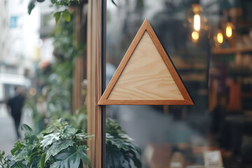 Modular blank store sign design Mounted on the outside wall