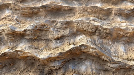 Close-up texture of a textured, rough, and rocky surface with wavy patterns and lines.