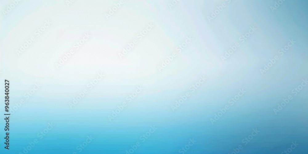Poster background with a single color gradient transitioning from light blue to white. the background shoul