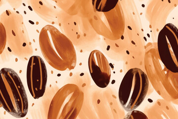 Fototapeta premium rawpixeloffice4_close_up_of_coffee_beans_abstract_shape_backgro_cd65ff49-bc81-40a6-8f3f-3b6137a822c8-j