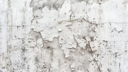 Fototapeta premium Seamless texture background of a white cement wall with paint