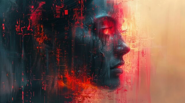 digital death glitching into oblivion