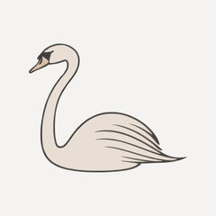 Fototapeta premium rawpixel_office_34_simple_shape_swan_icon_in_organic_minimalism_da7ec0da-c7bf-4653-8e9a-0feba1376035-p