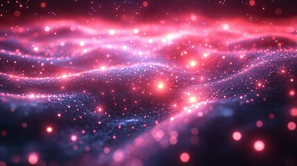 Fototapeta premium 3d abstract cosmic backgroun3d ultra violet neon rays glowing lines cyber network spee3d of light space an3d time strings