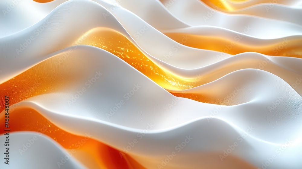 Aufkleber 3d abstract fashion backgroun3d with twiste3d mobius ribbons connecte3d links paper stripe macro gol