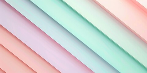 Obraz premium a background with a light pastel color palette, including shades of pink, mint green, and lavender. The design should be minimalist, with soft gradients and no patterns