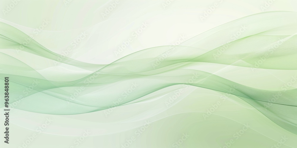 Poster a minimalist background with a subtle gradient from light green to white. the design should be smoot