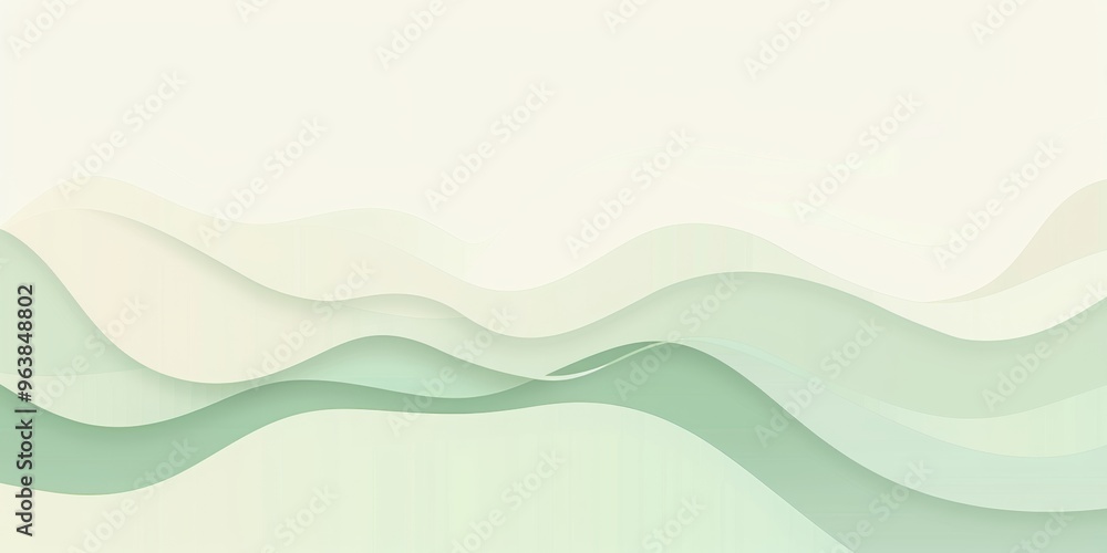 Poster a minimalist background with a subtle gradient from light green to white. the design should be smoot