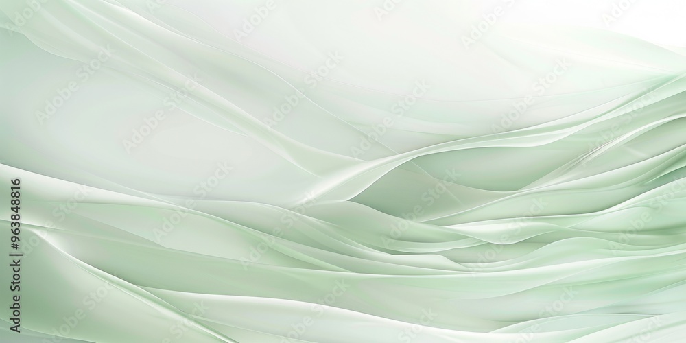 Poster a minimalist background with a subtle gradient from light green to white. the design should be smoot
