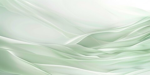 Obraz premium a minimalist background with a subtle gradient from light green to white. The design should be smooth and simple, creating a fresh and tranquil ambiance