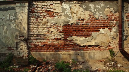 Ineffective brick and cement walls.