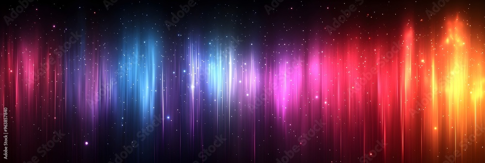 Aufkleber vibrant gradient abstract background with bold color palette