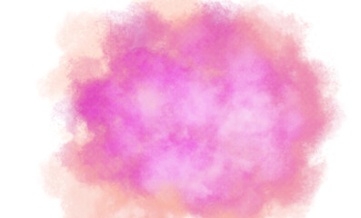 Transparent watercolor texture overlay effect. Paint stain watercolor with grain and noise texture overlay. Grungy watercolor texture. Png file