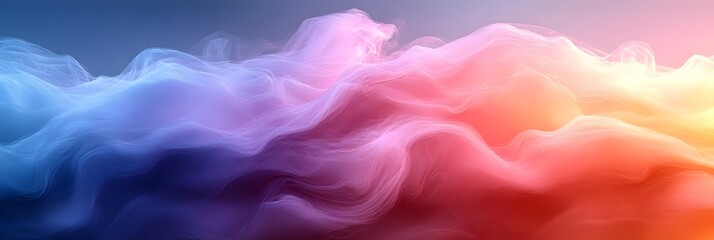 Obraz premium Soft Pastel Gradient Background with Light Pinkish Hues