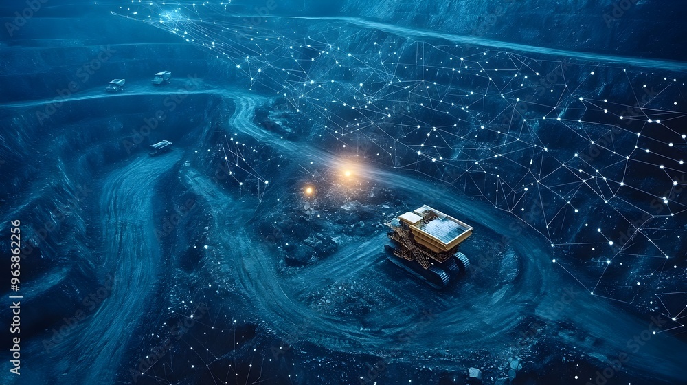 Poster connected mining with iot sensors for monitoring equipment safety and environmental conditions