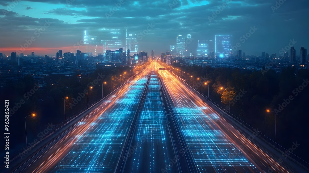 Poster smart bridge with real time iot monitoring of structural integrity and traffic flow
