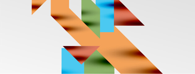 Minimal composition abstract lines and triangles background. Vector Illustration For Wallpaper, Banner, Background, Card, Book Illustration, landing page