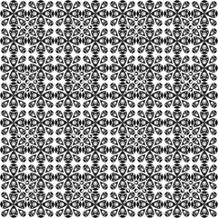 Fototapeta premium black and white seamless pattern