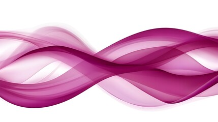 Abstract Pink and White Wave Background