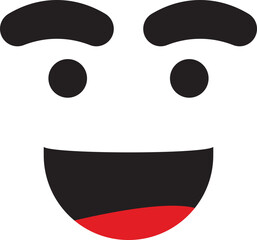 Smile Cartoon Face Expression