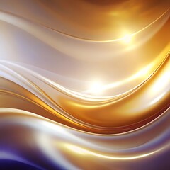Abstract smooth gradient gold white texture background, blurred glowing background, defocused gold gradient