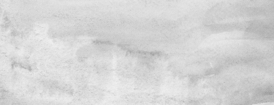 Watercolor background, art abstract surface gray, balck  watercolour painting textured design on white paper background, banner, backdrop, template, poster, wallpaper