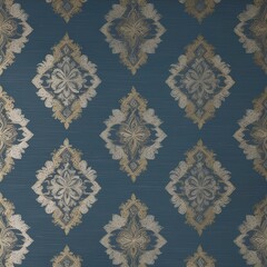 Malaysian songket pattern background 
