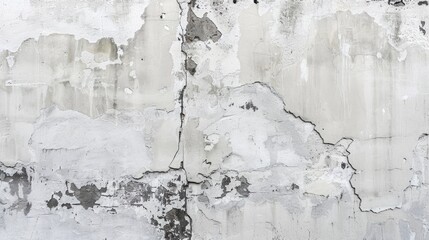 Obraz premium Texture of White Grunge Raw Concrete Wall