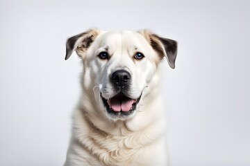 Alabai dog animal on white background, Ai Generated