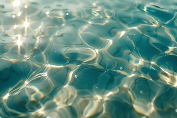 A serene view of shimmering water with soft reflections, creating a tranquil and calming atmosphere ideal for relaxation.