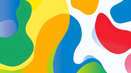 Abstract Colorful Shapes Background Design